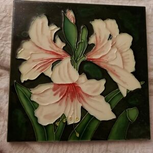 STUNNINGLY BEAUTIFUL HANDPAINTED CERAMIC TILE PRODUCED BY MUDDY WATERS, LLC.